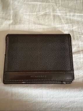 Vintage Burberry Brown Bifold Wallet